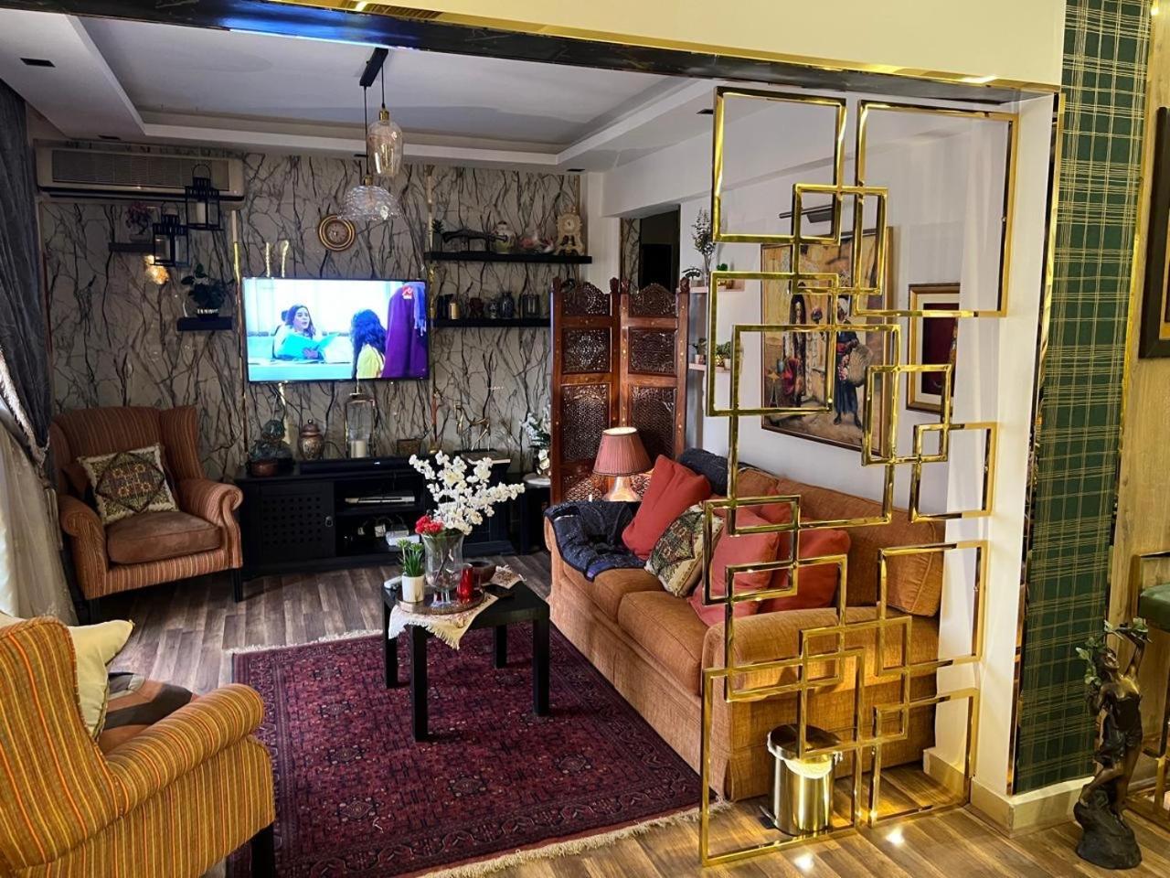 شقه مفروشه فاخره بالقاهره الجديده Apartment New Cairo Bagian luar foto